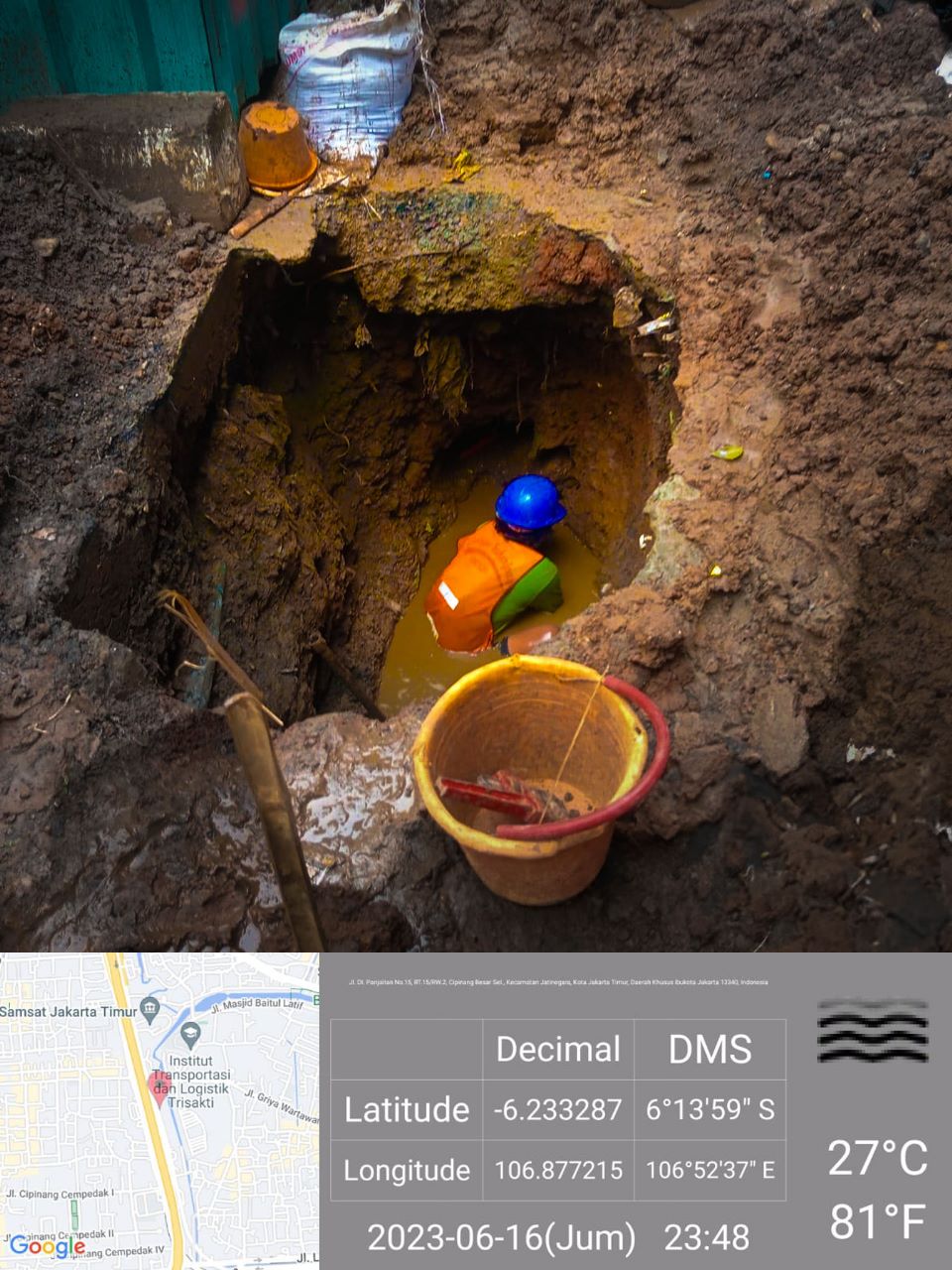 Construction of French Embassy Jakarta